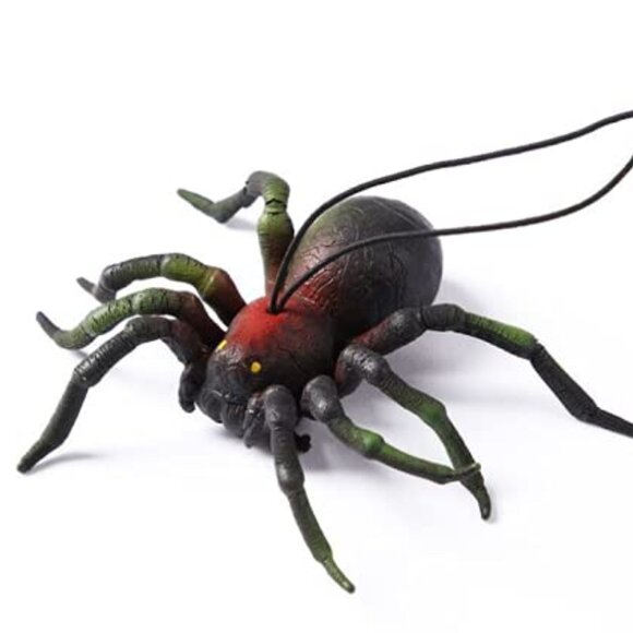 Realistic Simulation Spiders, Rubber Figure Animal Decor Ornaments, 12 pcs - Picture 6 of 8